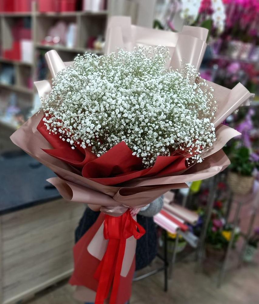 Букет Белые хлопья в Курсавке Букет цветов из: Гипсофила в Курсавке