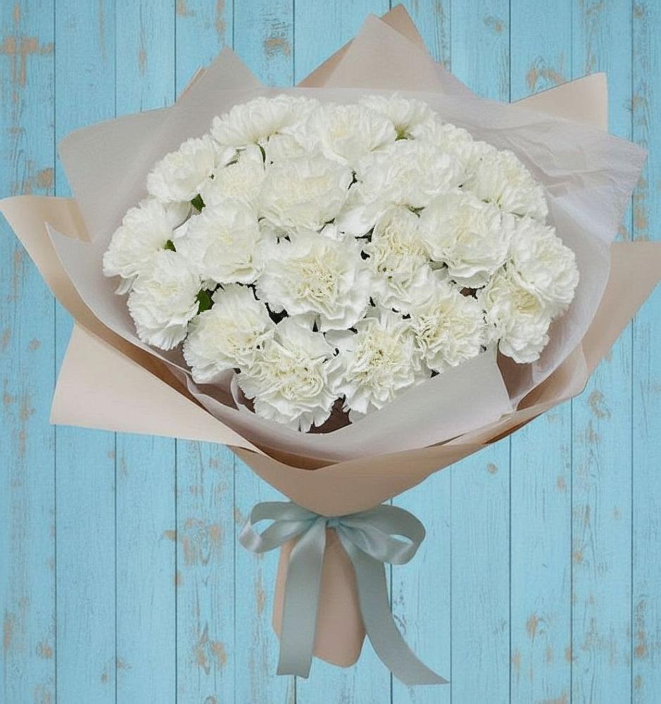 Букет цветов из: Гвоздики в Курсавке