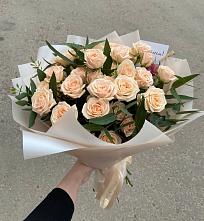 Букет Кремовые розы Латте в Курсавке