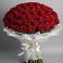 Букет 101 Красная роза Блэк Мэджик в Курсавке