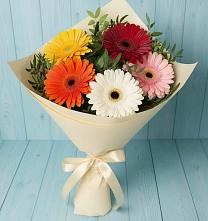 Букет цветов из:  Герберы в Курсавке