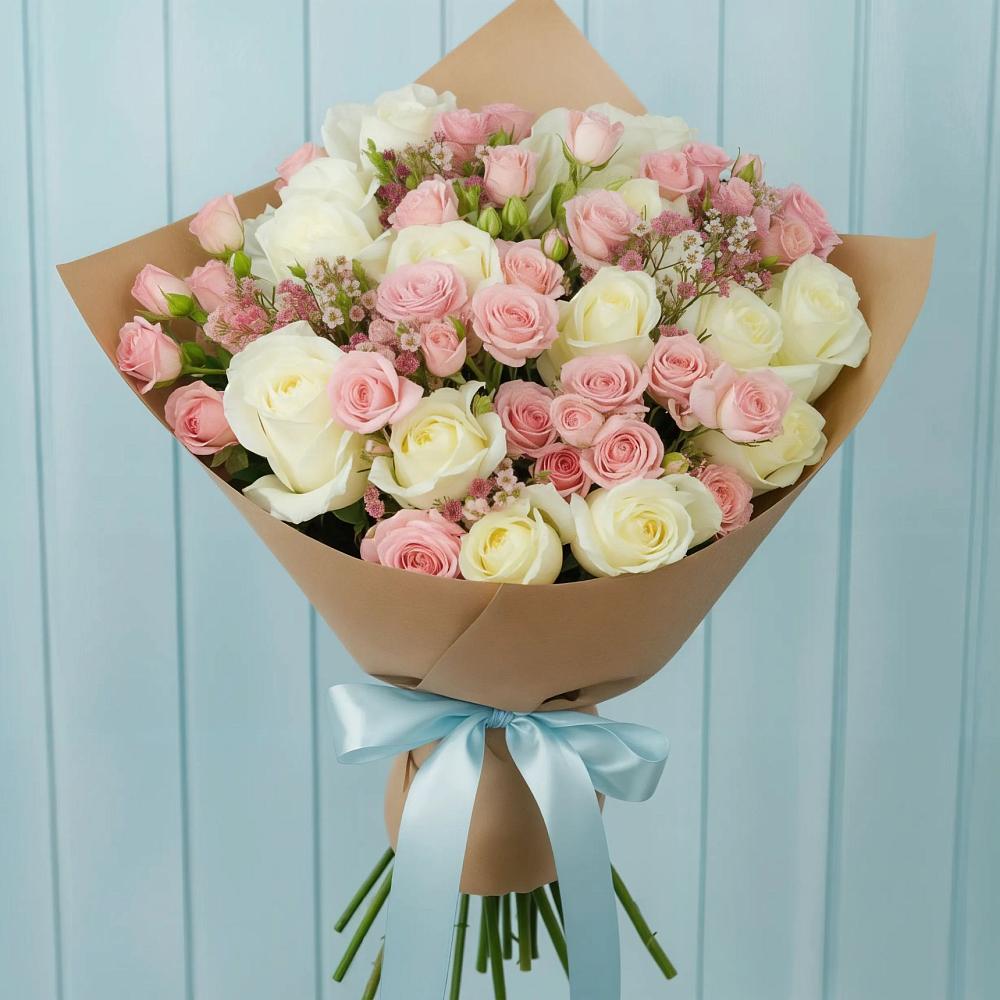 Букет цветов из: Розы в Курсавке