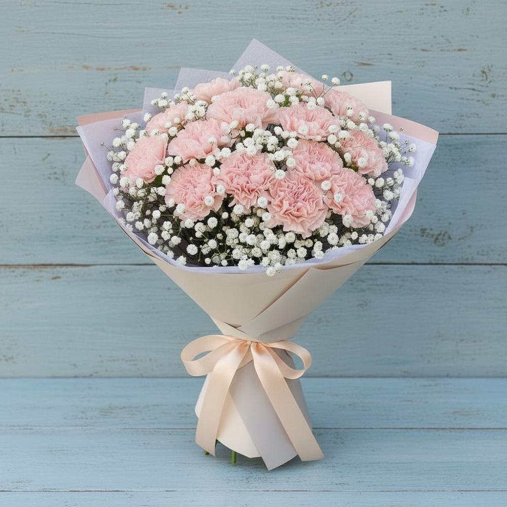 Букет цветов из: Гвоздики в Курсавке