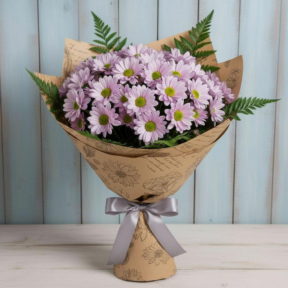 Букет цветов из: Хризантемы в Курсавке
