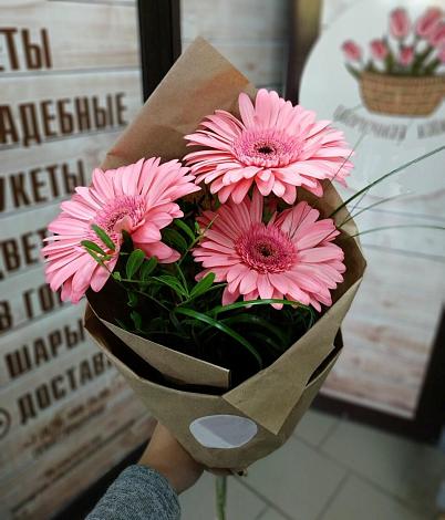 Букет цветов из: Герберы в Курсавке