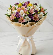 Букет цветов из:  Альстромерии #REPLACE_PRED# Курсавке