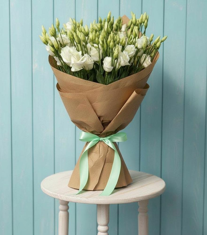 Букет цветов из: Лизиантусы в Курсавке