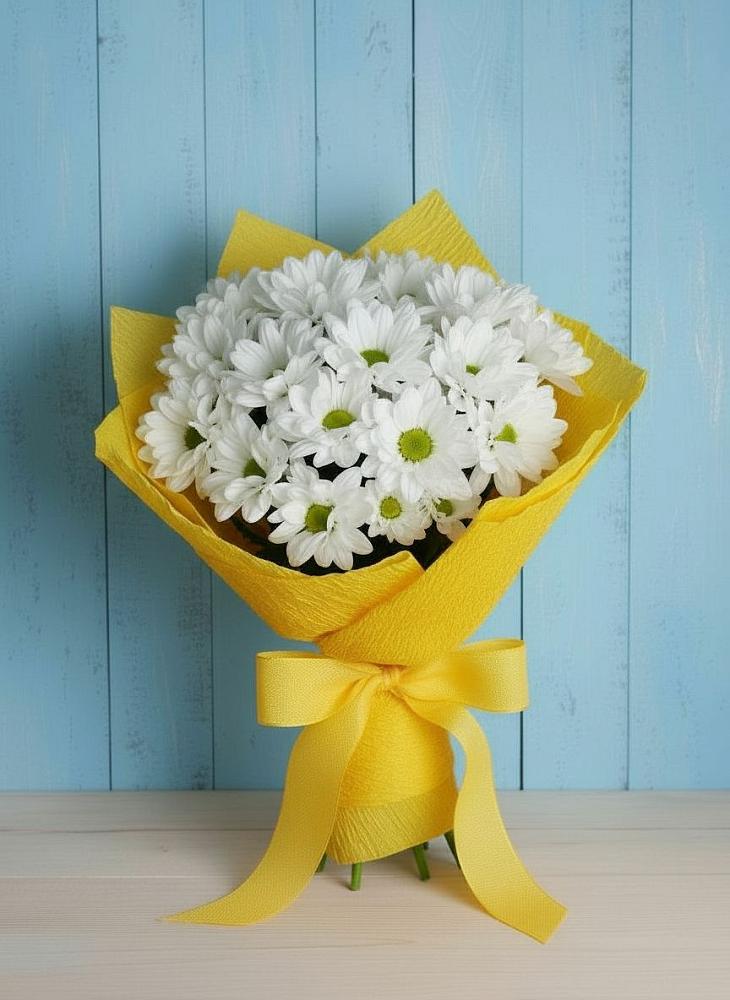 Букет цветов из: Хризантемы в Курсавке