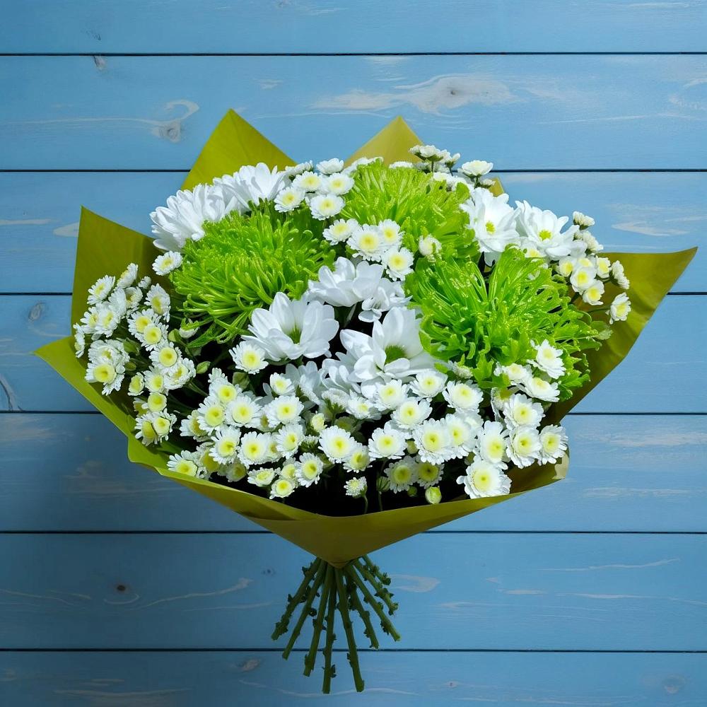 Букет цветов из: Хризантемы в Курсавке
