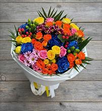 Букет цветов из:  Розы и Хризантемы в Курсавке