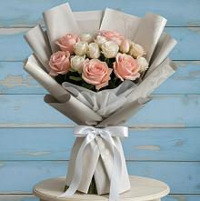 Букет цветов из:  Розы #REPLACE_PRED# Курсавке