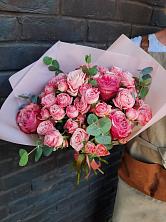 Букет розы в пальмах в Курсавке Букет цветов из: Розы в Курсавке