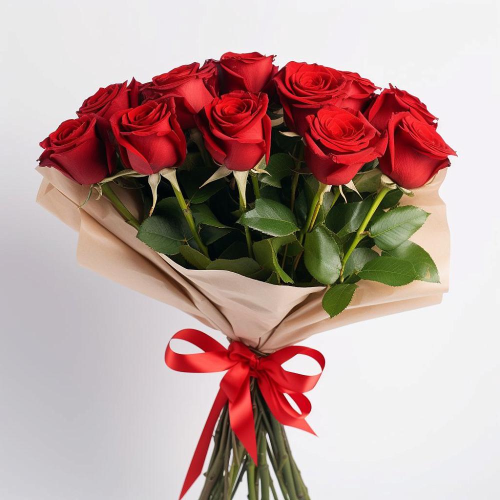 Букет 11 Красных роз Эдлесс Лав в Курсавке